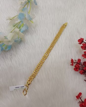 24K Gold Plated Gents Bracelet – Royal Look!