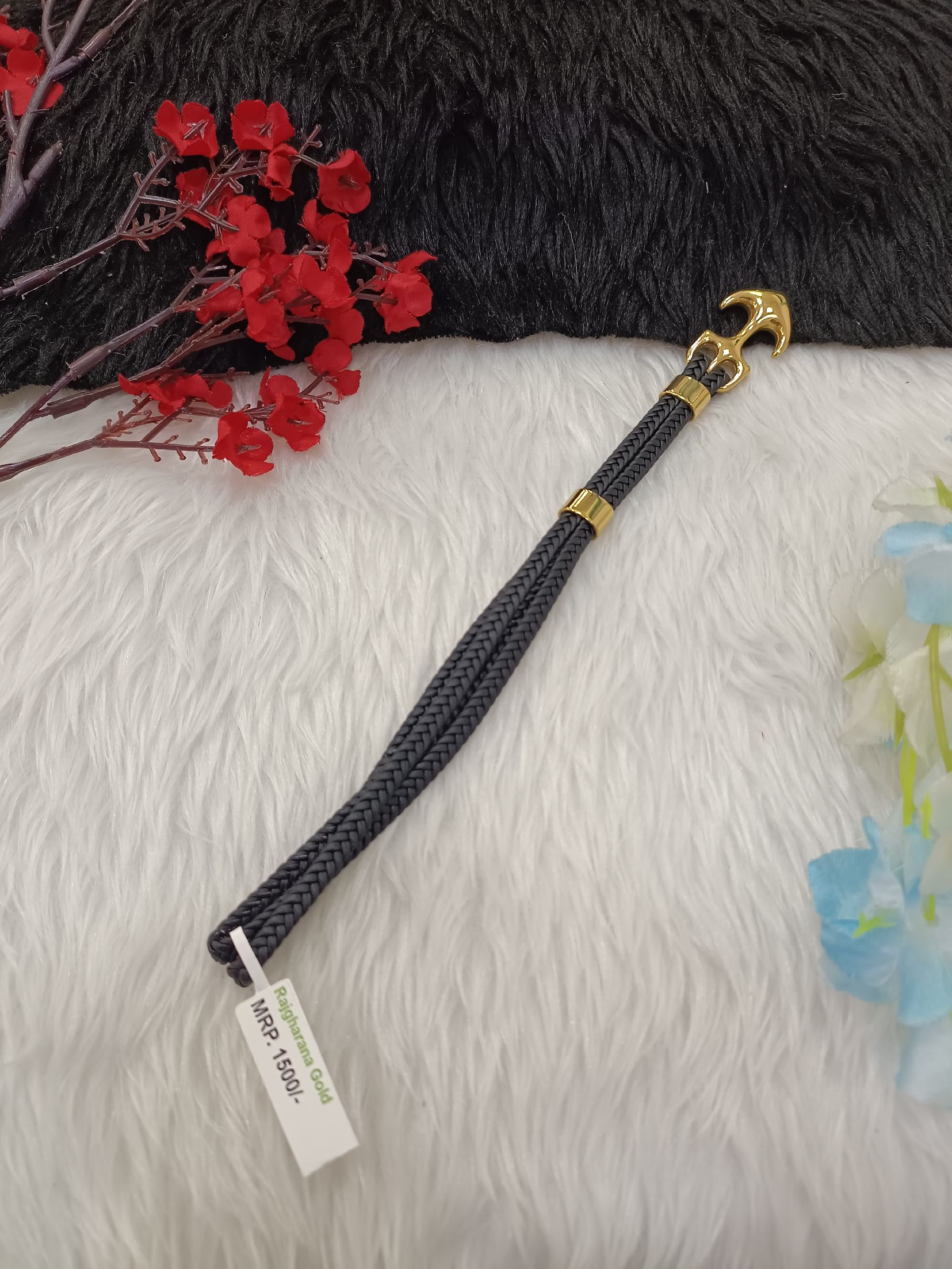 Stylish 24K Plated Bracelet for Gents – Shine Everyday