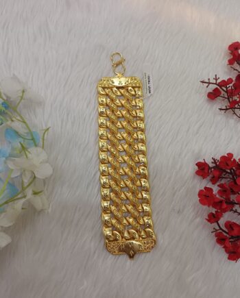 Affordable Luxury – Gold Plated Gents Bracelet