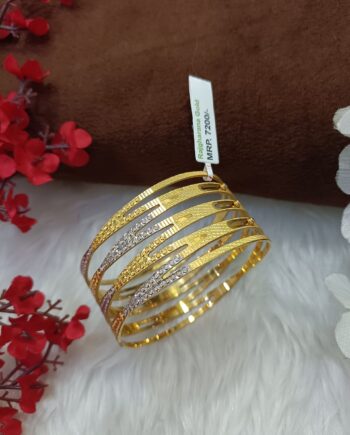 Heavy Look Gold Plated Kada for Women | Premium Designs