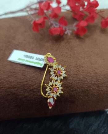 Bridal 24 Carat Gold Plated Nath | Ethnic Jewelry