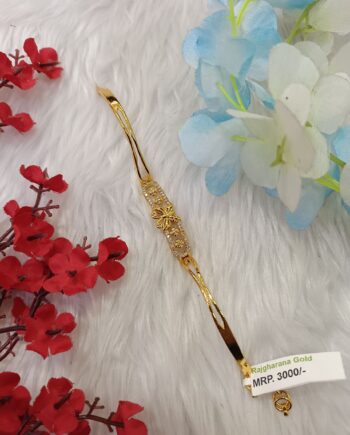 Elegant Gold Bracelet with Stone Detailing – Ideal for Gifting