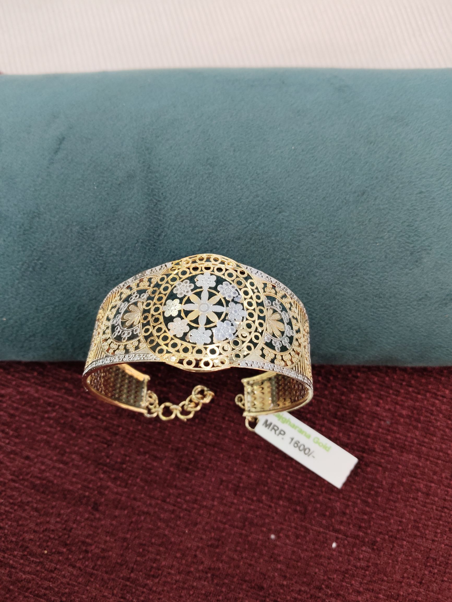 Evergreen Gold Plated Kada Designs for Traditional Look