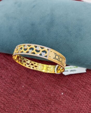 Lightweight Gold Kada for Office & Casual Wear