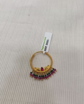 Affordable 24K Gold Nath | 1 Gram Lightweight Elegance