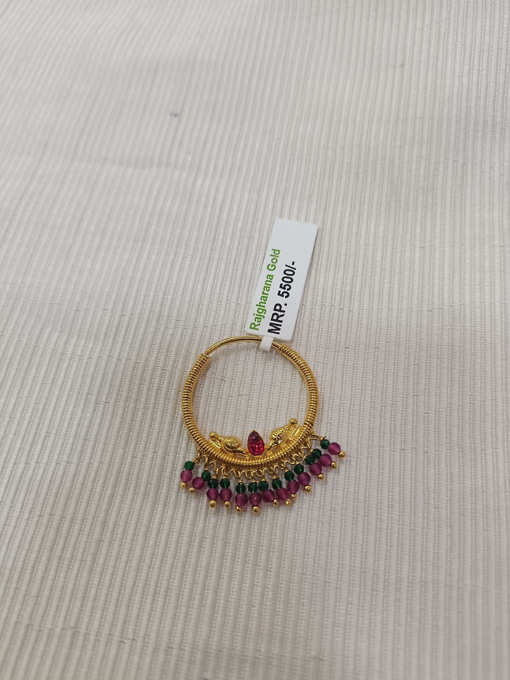 Affordable 24K Gold Nath | 1 Gram Lightweight Elegance