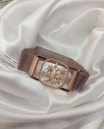 Royal Look 24K Gold Plated Kada | 1 Gram Lightweight Design