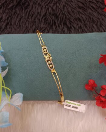 Classic 24K Gold Kada – 1 Gram Pure Elegance