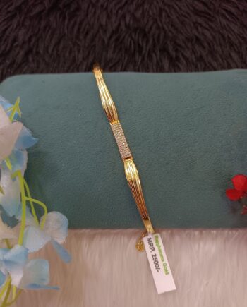 Durable & Beautiful 1 Gram Gold Plated Kada for Weddings