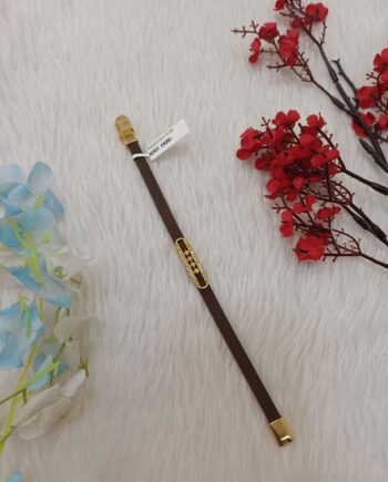 Elegant Gents Bracelet in 24 Carat Gold Polish