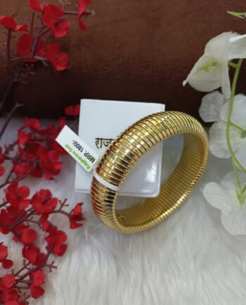 Simple & Elegant Gold Plated Kada for Daily Use