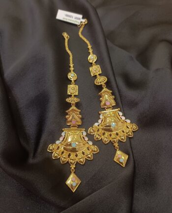 Stylish Gold Plated Jhumka Earrings – Traditional Charm