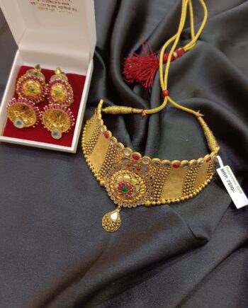 Beautiful 24 ct gold plated 1 gram necklace