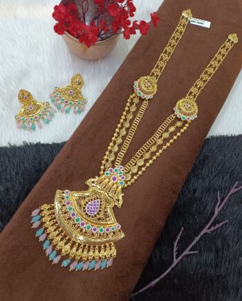 24 Carat Gold Plated 1 Gram Necklace Set