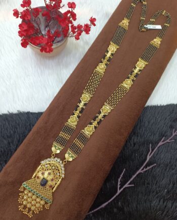 Long Mangalsutra 24 Carat Gold Plated