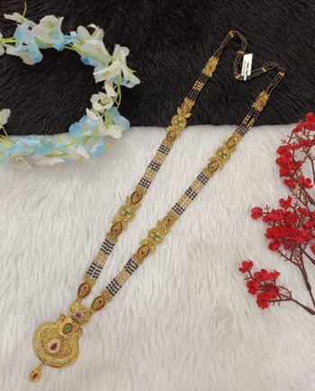 Elegant 24K Gold Plated Mangalsutra – Traditional Charm