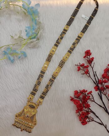 Bridal 24K Gold Plated Mangalsutra – Royal Look on a Budget