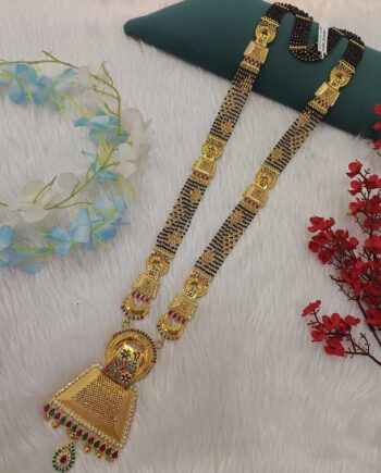 Festive Wear 24K Gold Plated Mangalsutra with Intricate Design