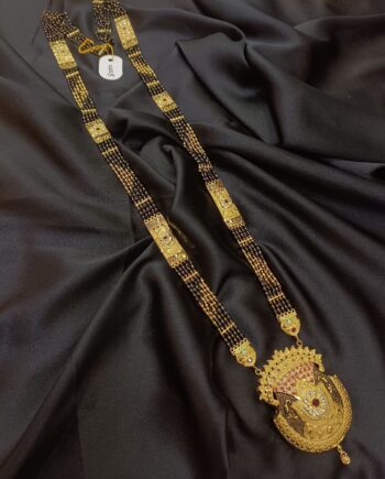24K Gold Plated Long Mangalsutra – 1g, 2g, 3g Available