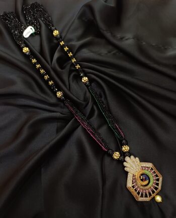 Lightweight 24 Carat Gold Plated Long Mangalsutra